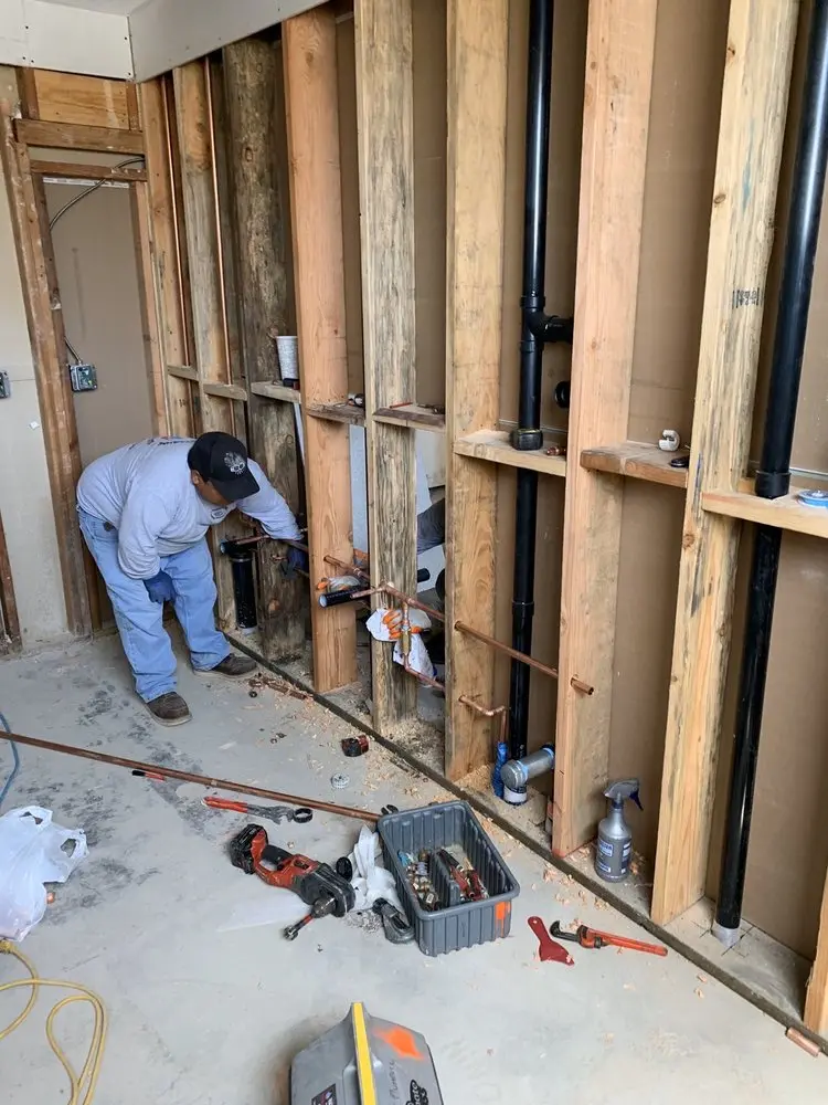 Commercial rough-in plumbing for Water Heater Replacement in Pauls Valley